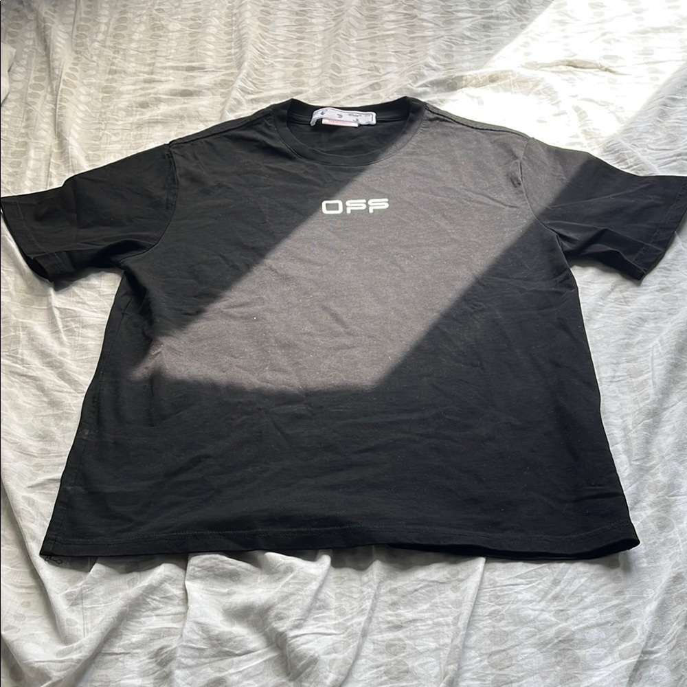 Off-White Black Short Sleeve Tee